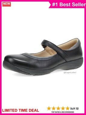 Dansko Stacy 2.0 Leather Mary Jane Slip Resistant Work Shoes
